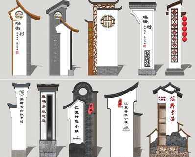 义乌美丽乡村标识标牌有哪些分类？