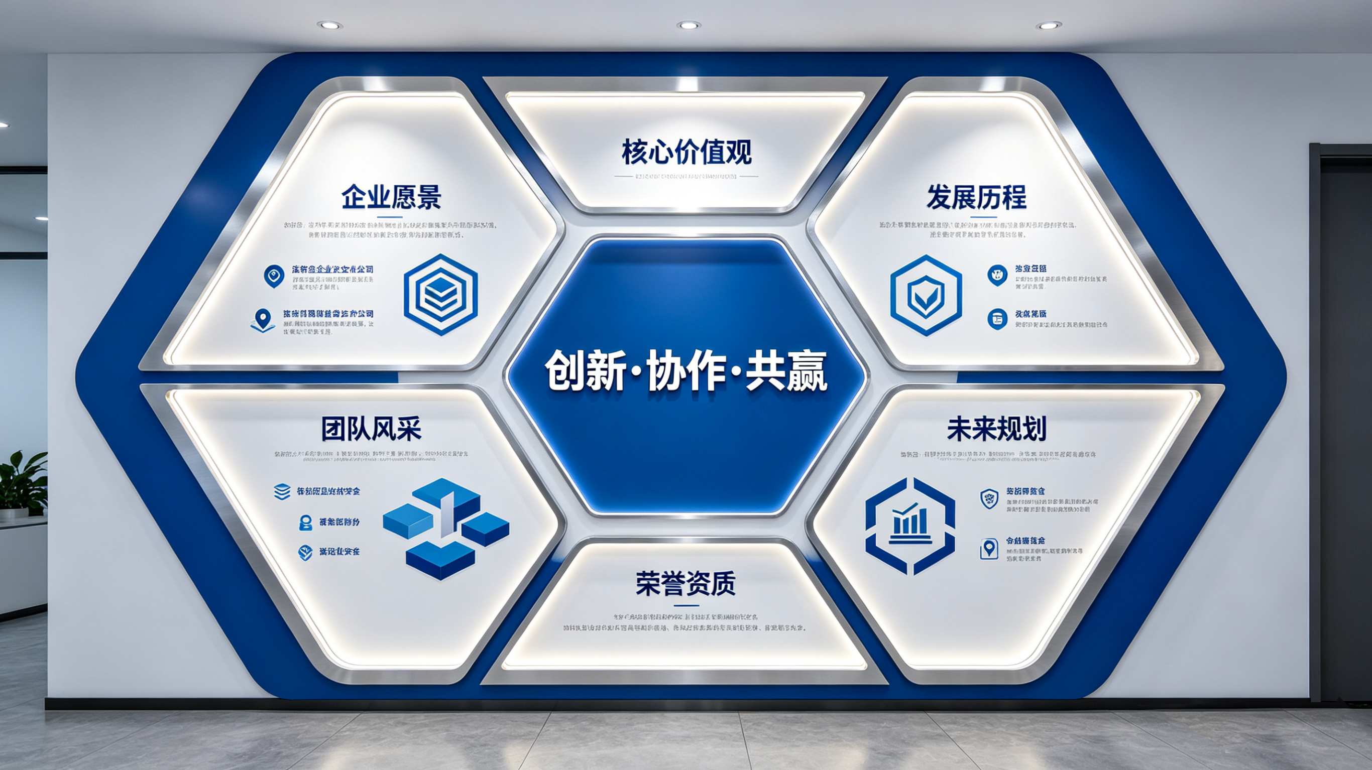 义乌企业文化墙六边形避坑指南（新手常犯5个错误）
